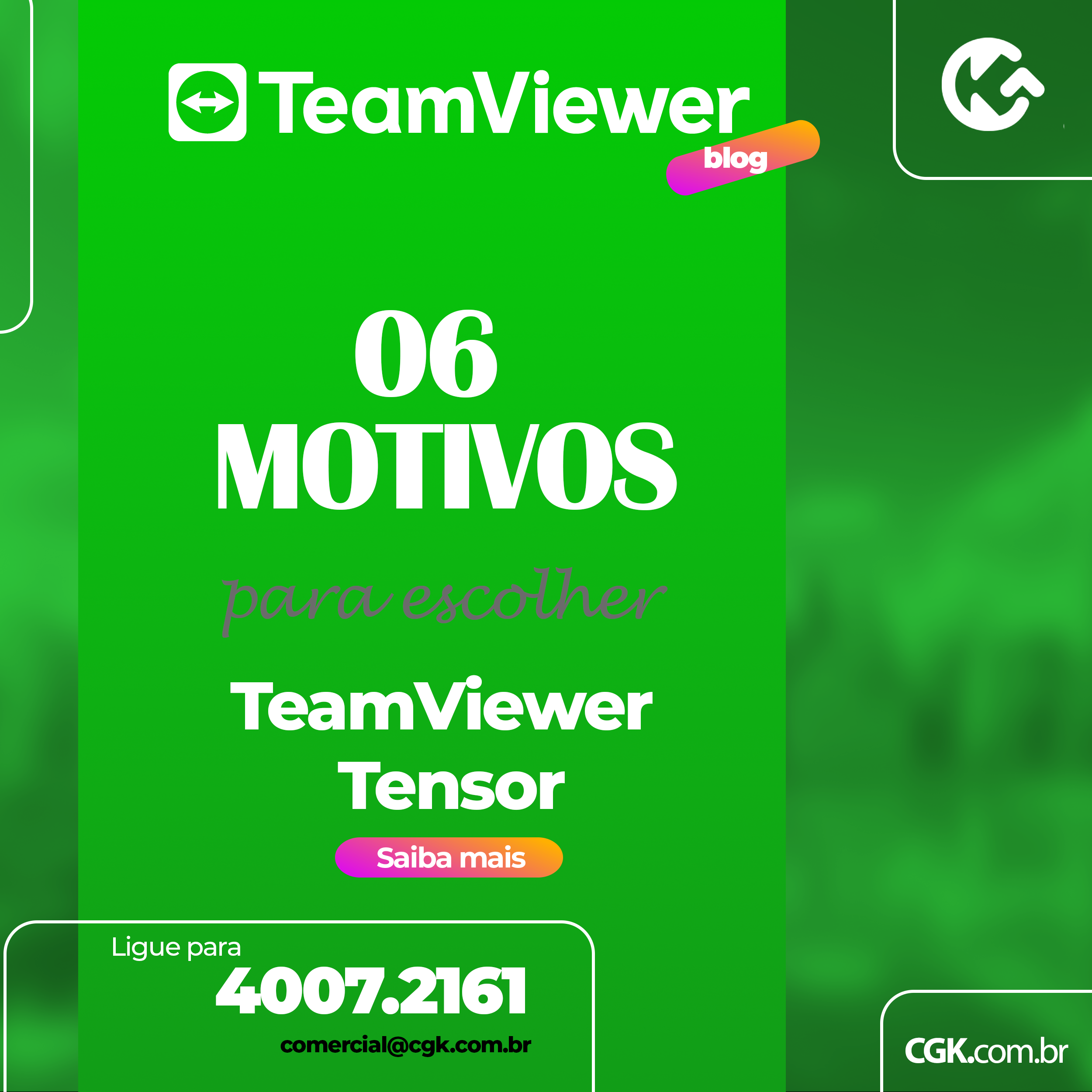 6 Motivos para Escolher o TeamViewer Tensor